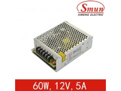 12V 5A LED开关电源 60w 监控开关电源