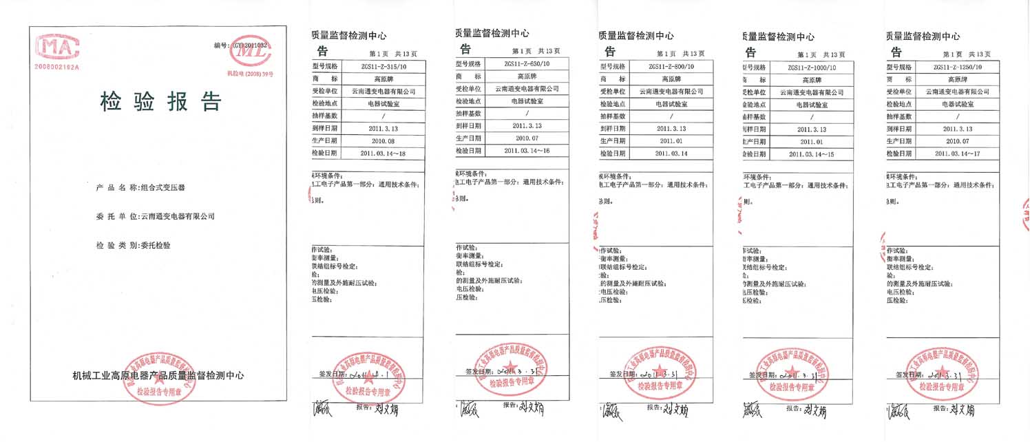 检验报告