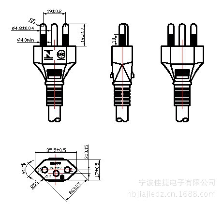 插头图纸