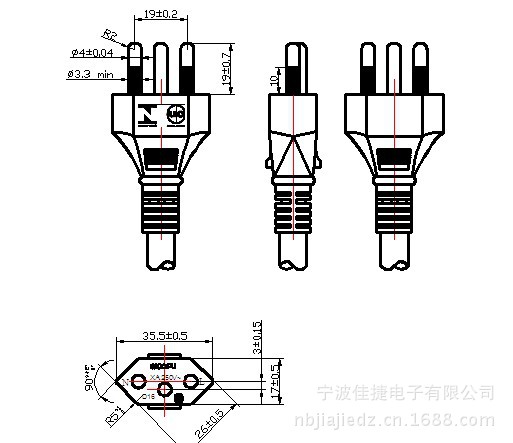 插头图纸