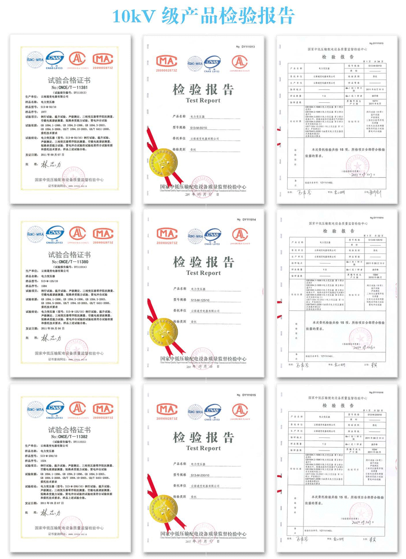 10kV级产品检验报告四