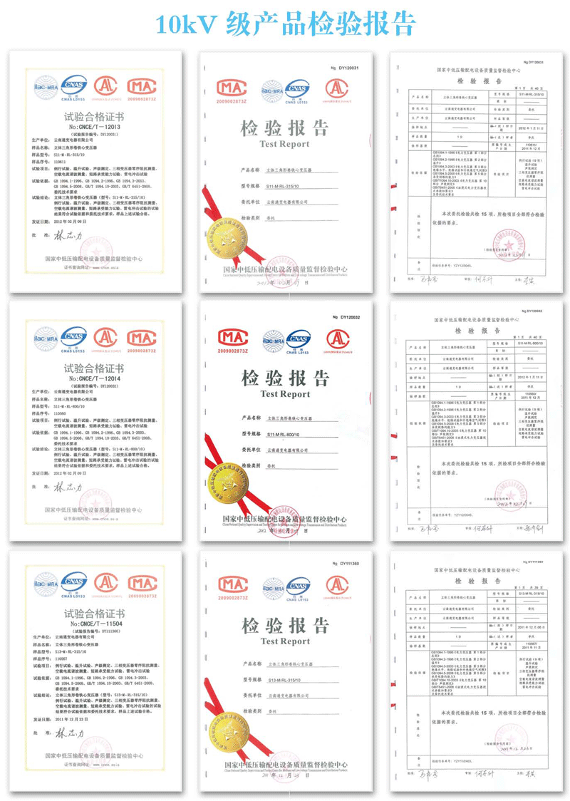 10kV级产品检验报告八