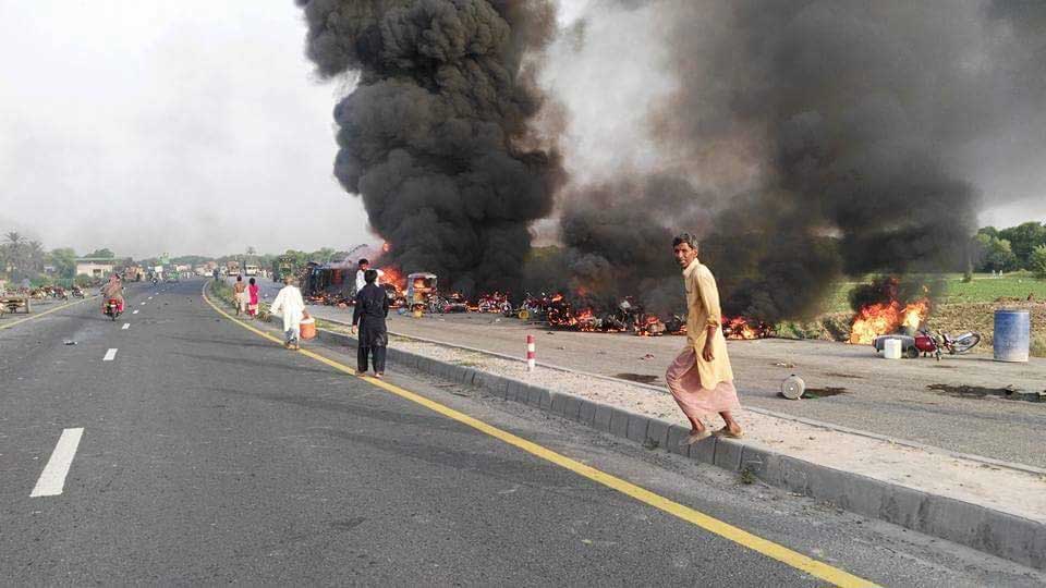 壳牌巴基斯坦公司因油罐车起火事故被重罚